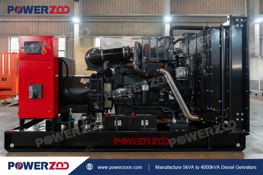 500kVA 400kW open frame diesel genset, powered by #Cummins QSX15-G8 engine made in USA, with reliable STAMFORDAvK alternator 3