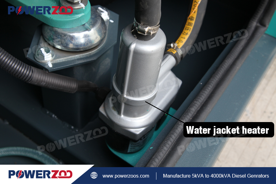 Water jacket heater