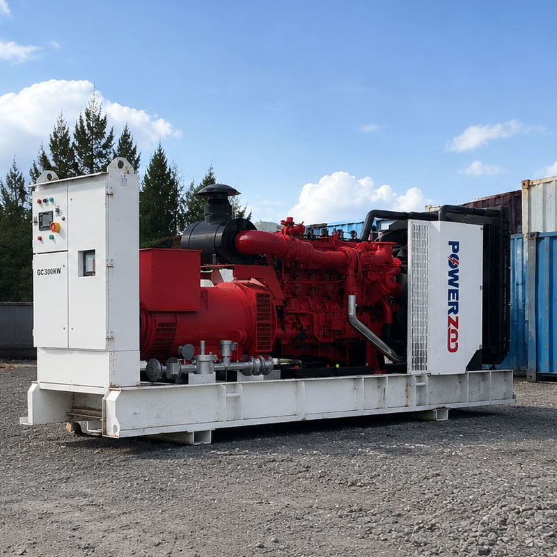 50HZ 60HZ Natural Gas Generator Set 300 - 1200 kW