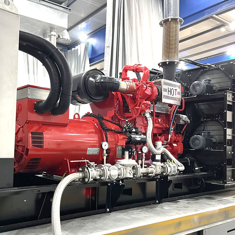 50HZ 60HZ Natural Gas Generator Set 300 - 1200 kW